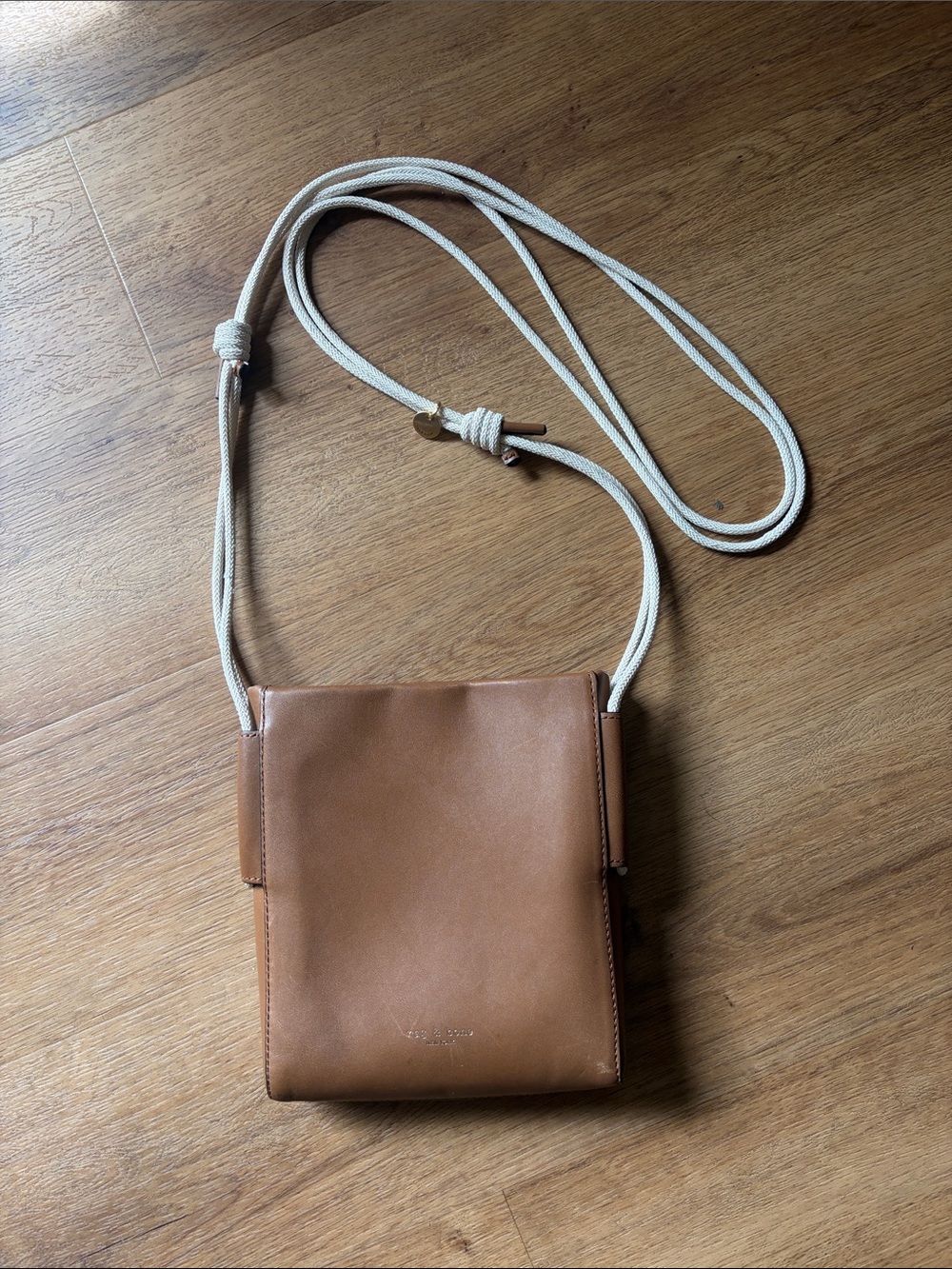 Rag & Bone Leather Passport Bag